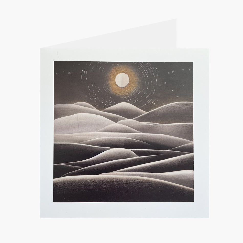 GLOWING MOON CHRISTMAS CARD